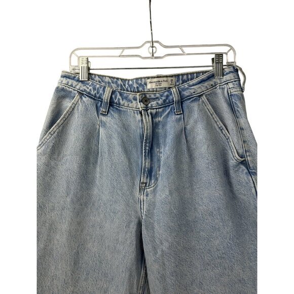 Abercrombie & Fitch Womens 29/8 The Loose High Rise Curve Love Jeans Bootcut - Picture 12 of 15